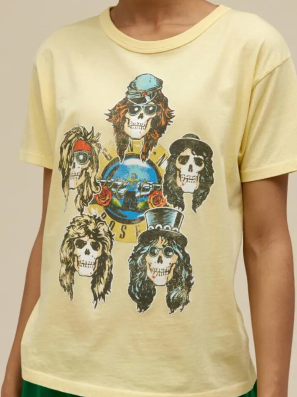 DAYDREAMER Guns N' Roses UK Tour '87 Ringer Tee, Sz XS, NWT